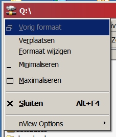 afbeelding van het Nederlandse systeem Menu afbeelding van het Nederlandse systeem Menu